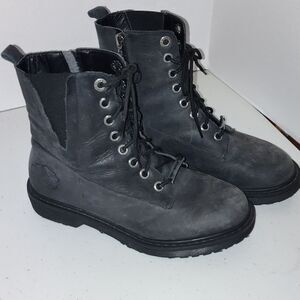 Harley Davidson Women's Anslee Motorcycle Boots - Steel Blue women's 7.5